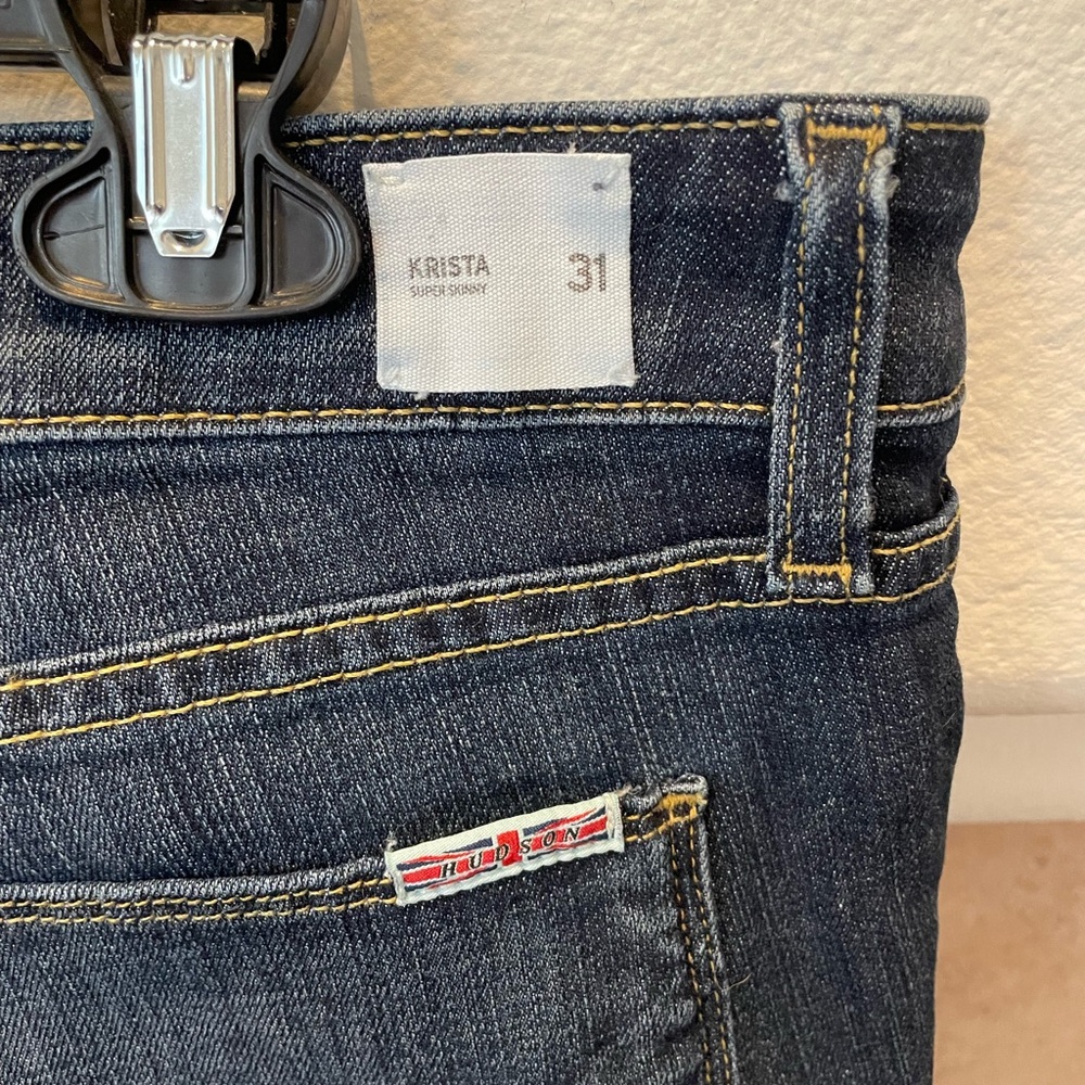 Hudson Jeans Blue Relaxed Fit Denim